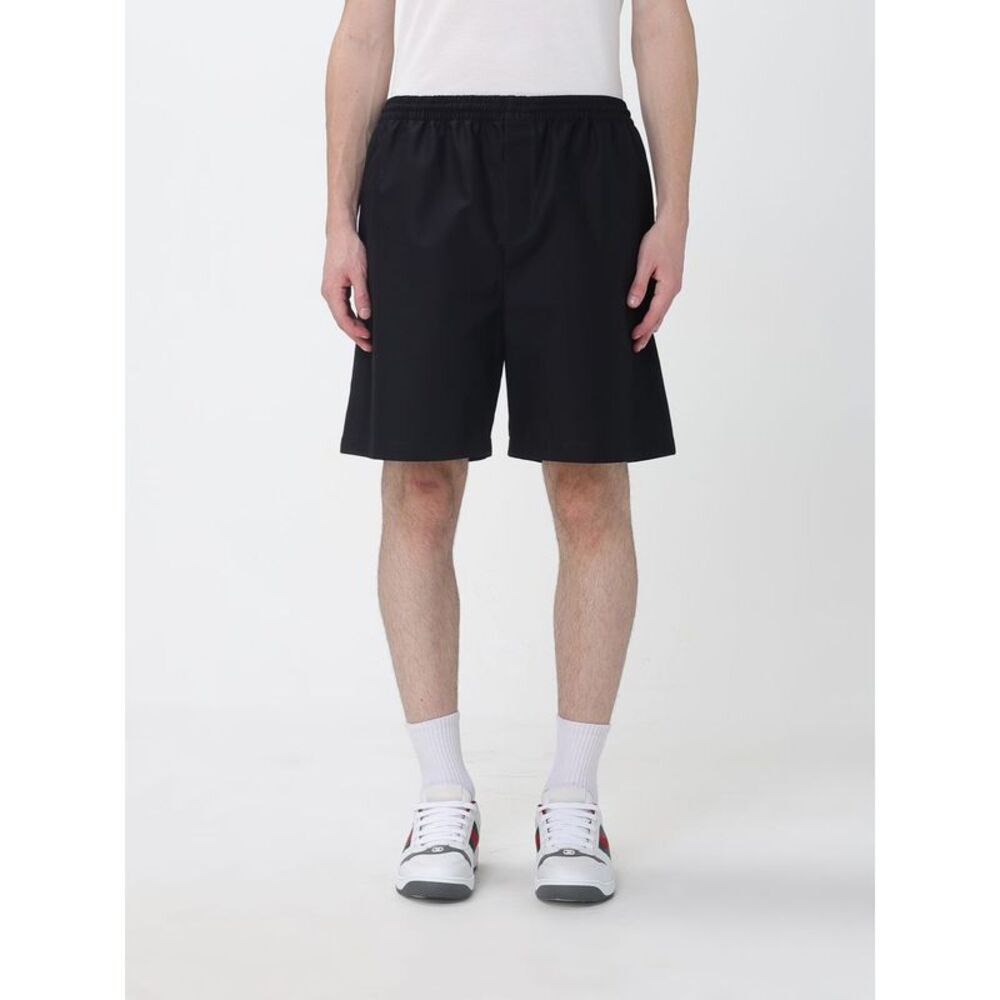 Gucci Men Knee-Length Cotton Sport Shorts Gucci With Elasticated Waist